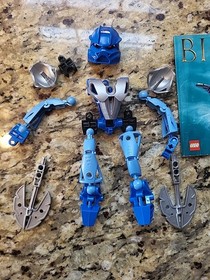 Lego Bionicle Toa Nuva Gali Nuva (8570) incomplete Figure with manual 