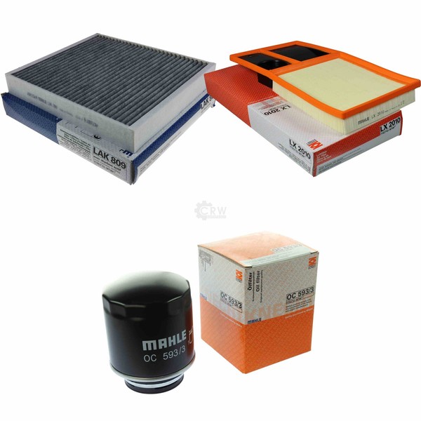 Mahle / Knecht Innenraumfilter Lak 809 Luftfilter Lx 2010 ÖLfilter Oc 593/3-image