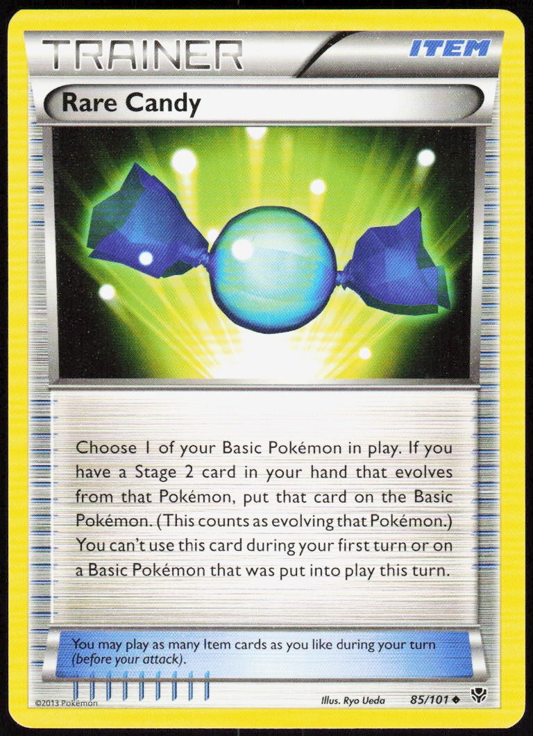 Rare Candy 85/101 Uncommon Plasma Blast Pokemon Near Mint