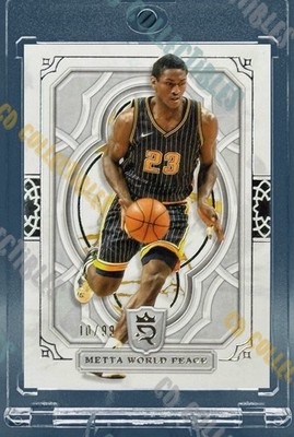Metta World Peace /99 SILVER FOIL CARD SP TOPPS ROYALTY INDIANA PACERS MINT