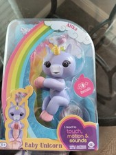 WowWee Fingerlings Alika Interactive Unicorn Toy - Light Purple