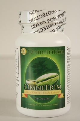 OMNITRITION OmniTrim Green Coffee Bean Extract Supplement 60 Capsules  Exp 08/16
