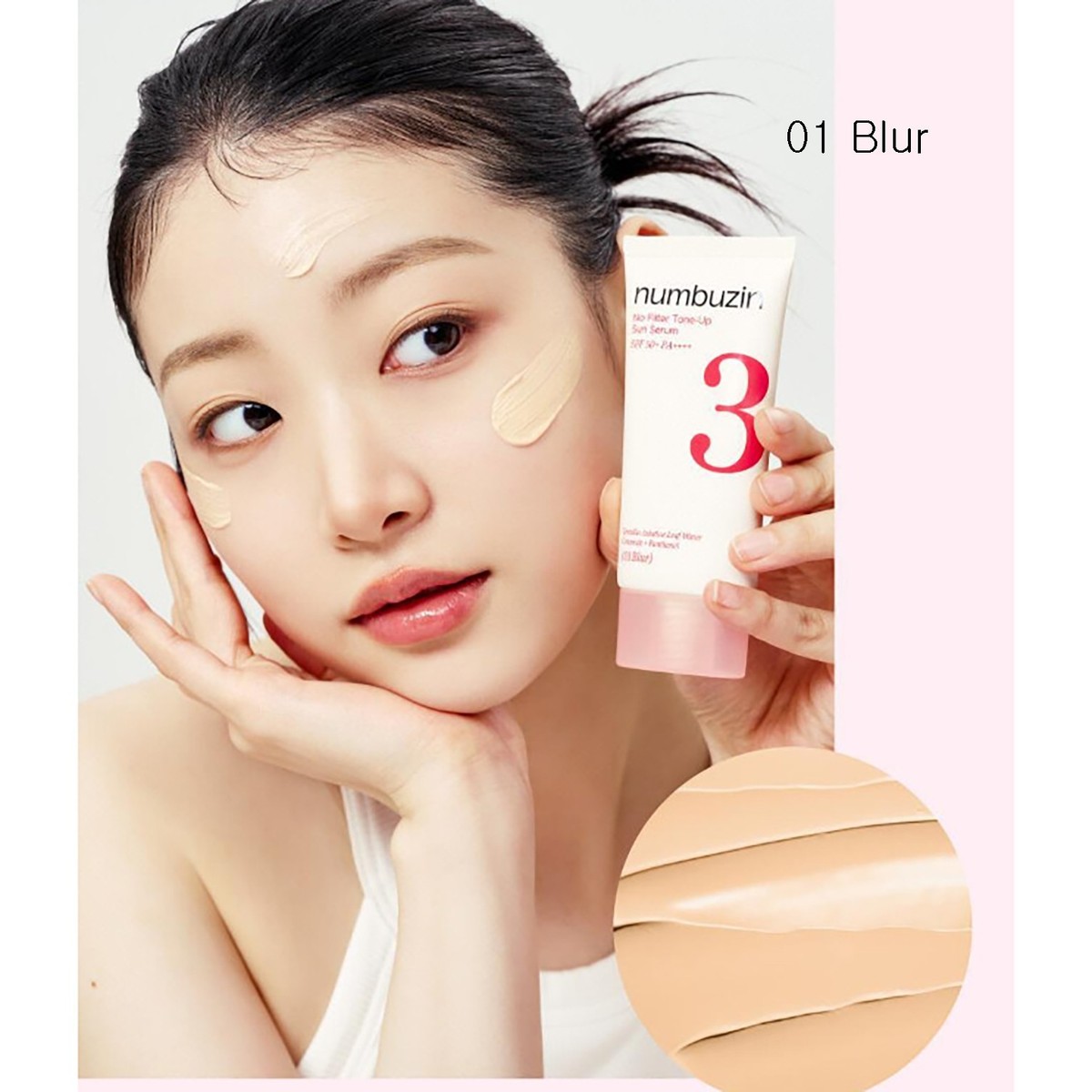 NUMBUZIN No.3 No Filter Tone Up Sun Serum 50ml SPF50+ PA++++ K