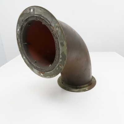 7'' Flanged Shot Peen Sand Blast Abrasion Resistant Duct Elbow 90°