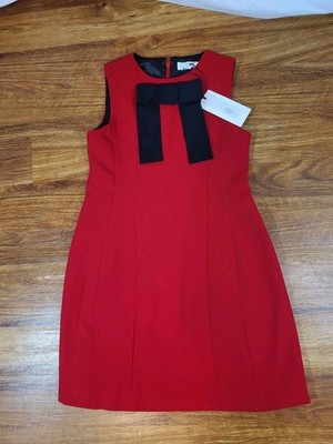 NWT A Loves A Girls Red Mod Style Size M Shift Dress