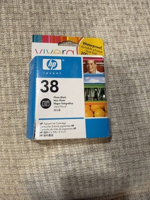 NEW SEALED!!! GENUINE HP 38 Photo Black Ink Cartridge (HP C9413A) B9180 FREEship
