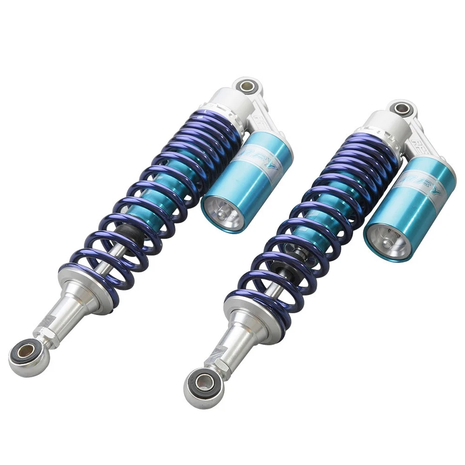 14.75" Air Rear Shock Absorbers Scooter Blue for Yamaha Suzuki Honda Kawasaki Foto 4 de 4