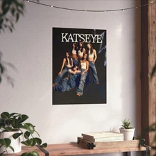KATSEYE Group Art Print, Wall Decor, Katseye Poster