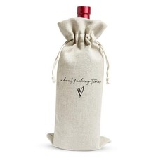 LONLONBANG About F cking Time Funny Wine Bags Humor Wedding Gifts from Bride 
