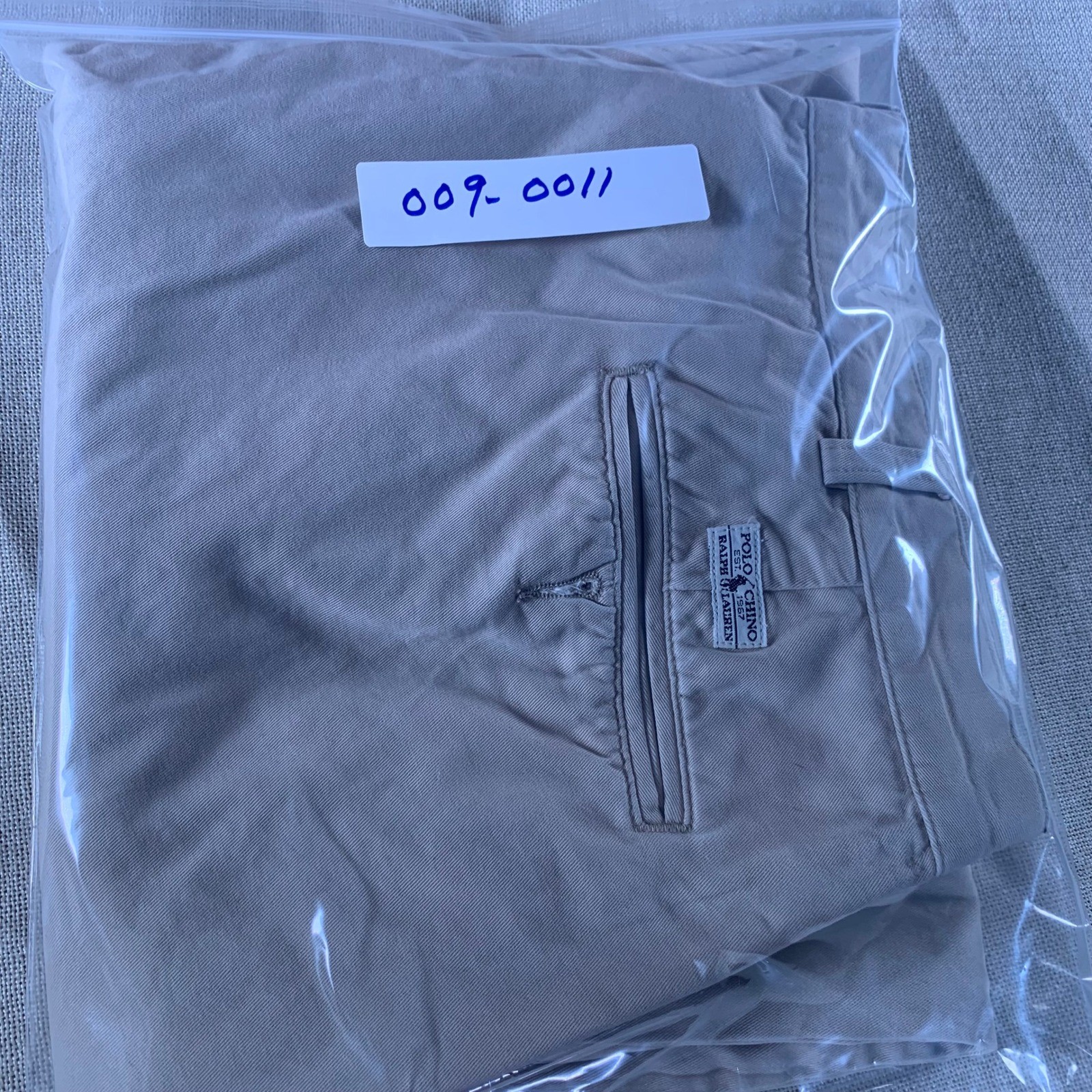 Polo Ralph Lauren Andrew Pant Mens 38x27 Pleated Chino Khaki Tan Cotton Trousers thumbnail 11