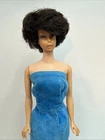 Vintage 60s Barbie Midge Doll Bubble Cut Brunette Homemade Vintage Dress