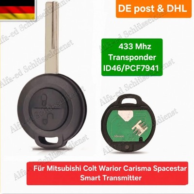 Funkschlüssel  Funk Fernbedienung  für Smart 454 FORFOUR Mitsubishi Colt ID46 