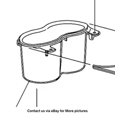 2008–2009 Chevrolet Lumina Front Floor‑Console Cup Holder Used OEM 92171506