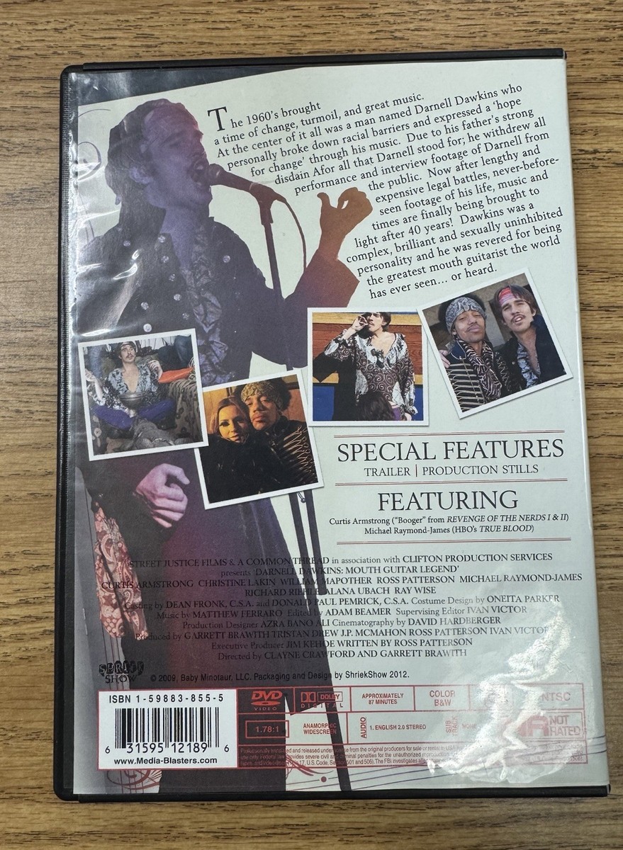 Darnell Dawkins: Mouth Guitar Legend (DVD, 2013) for sale online