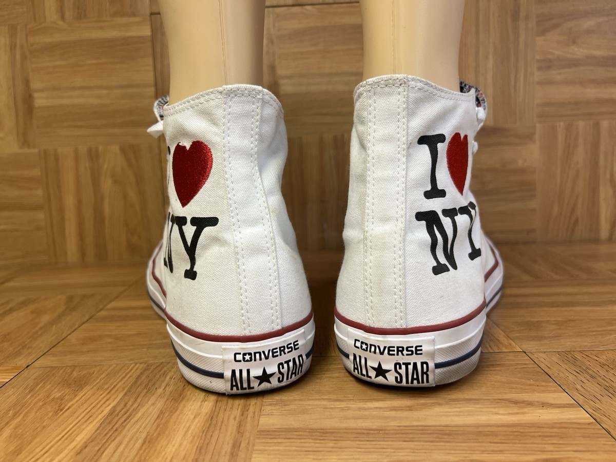 RARE🔥 Sz 12 - Converse x NYSDED Chuck Taylor All Star High I Love