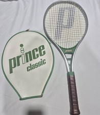 Vintage Prince Classic Tennis Racket 80s Aluminum 4 5/8 Grip With Cover