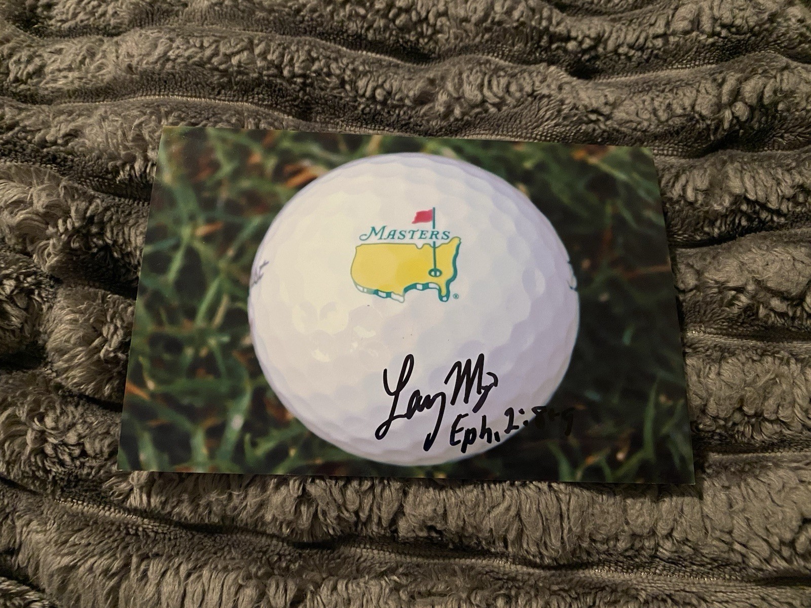 Larry Mize Signed 4x6 Golf Photo PGA Tour Star Masters US Open