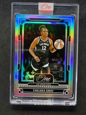 2025 Panini WNBA One and One Chelsea Gray Silver 3/99 #15 Aces
