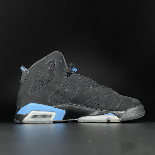 Size 7Y Women’s 8.5 Nike Air Jordan 6 UNC Black University Blue Basketball Shoes - Picture 5 of 8