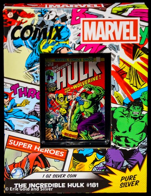 #ad #ad 2024 Niue Incredible Hulk #181 Comix 1 oz Silver Bar $259.95