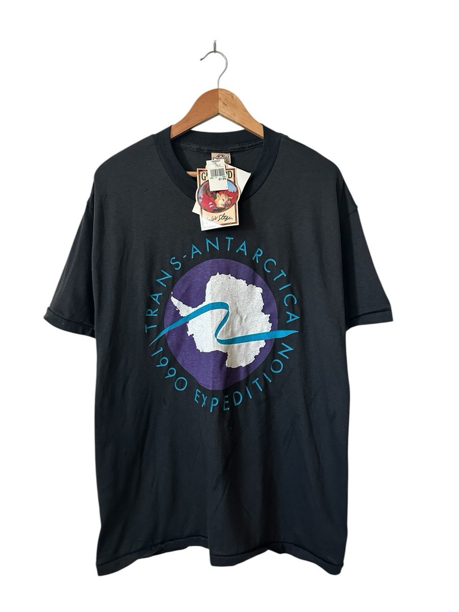Vintage Trans Antarctica 1990 Expeditions T-Shirt Men
