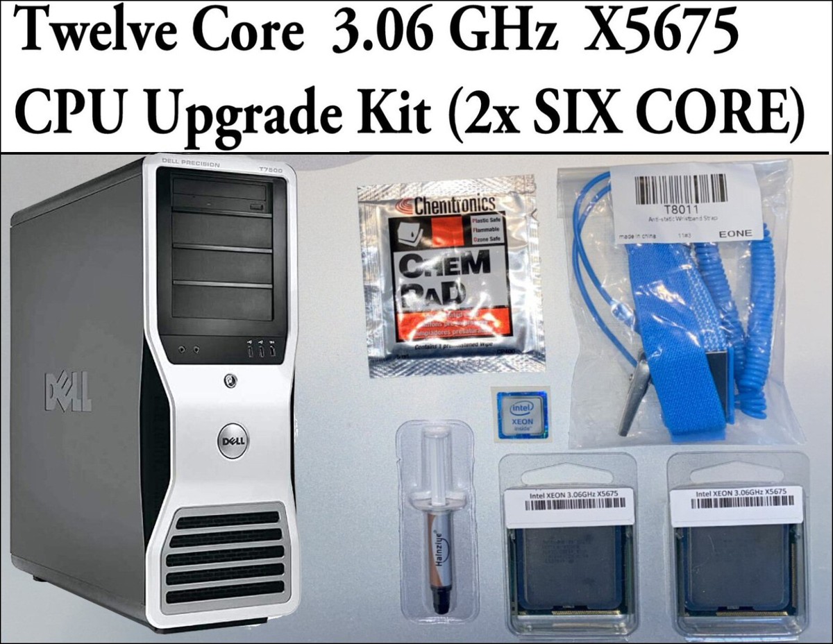 Twelve Core DELL Precision T5500,T7500 processor CPU Processor Upgrade kit  12