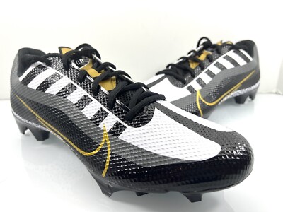 NIKE VAPOR EDGE SPEED 360 FOOTBALL CLEATS WHITE BLACK GOLD