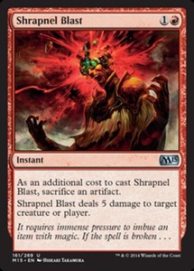 Shrapnel Blast x4 - Magic 2015 - NM-Mint, English - Magic 2015