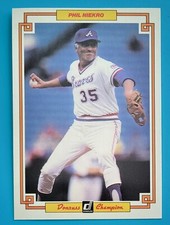 1984 Donruss Champion #34 Phil Niekro Atlanta Braves Jumbo Baseball Card 