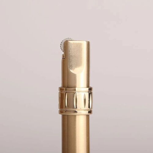 New Flint Wheel Lighter Windproof Butane Gas Jet Metal Creative Stick Compact - Picture 21 of 27