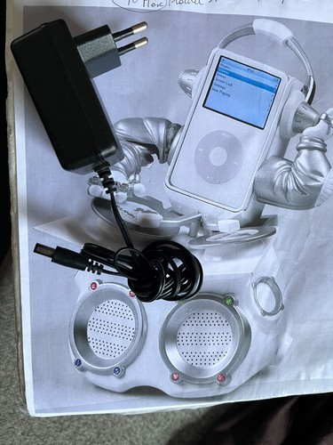 FUNKIT Animated Speaker system pour iPod testé avec adapter UK et EUR - Afbeelding 15 van 18