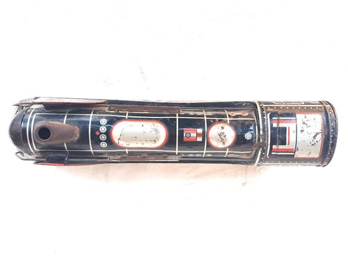 Rare Vintage Battery MT Trademark Silver Streak 3305 Litho Tin Train Toy, JAPAN - Picture 4 of 12