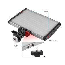 Tolifo 15W Bi-Color LED Video Light Dimmable On-Camera Video Light CRI 95 /2.4G