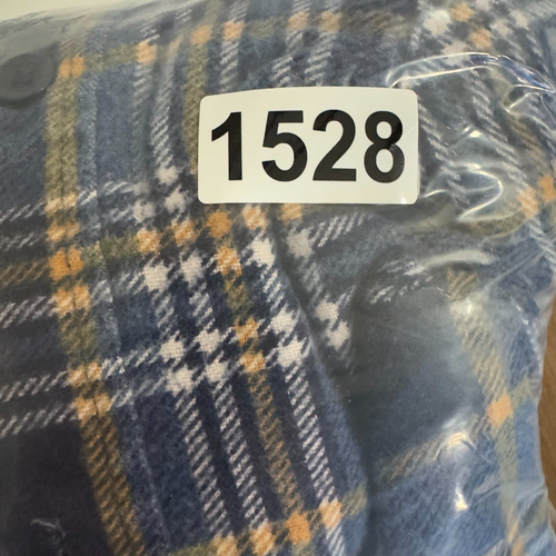 Vintage Sports Afield Flannel Jacket Men 2XLT Blue Plaid Quilt-Lined Shacket 90s - Picture 11 of 11