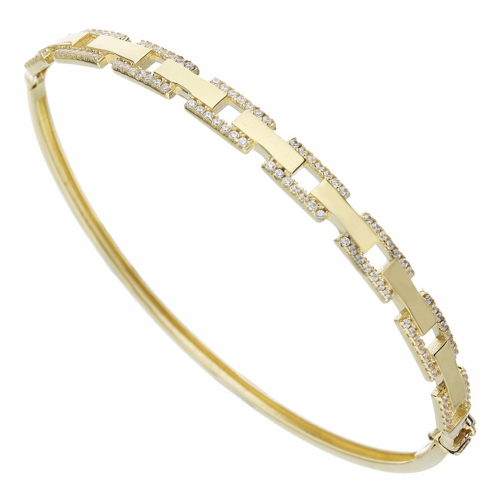 Pulsera Rígida de Mujer de Oro Amarillo 18 Kilates