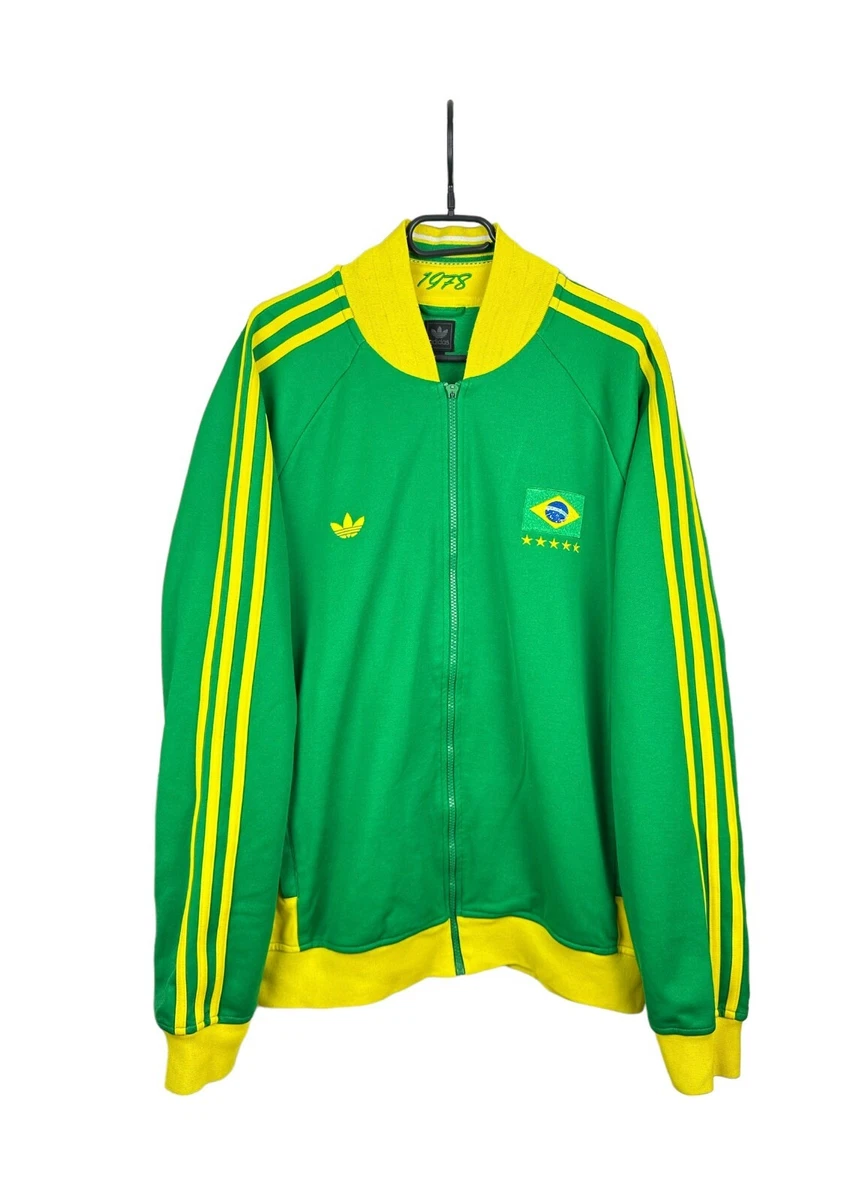 Adidas Brazil Fifa World Cup Track Top Jacket Football Soccer Size XL