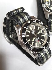 Bond Spectre NATO watch strap for Omega Planet Ocean, Citizen, Seiko  18,20,22mm