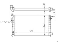 Hart KüHler WasserküHler Passend FüR Peugeot 106 II CitroëN Saxo 1 S0 S1 S3