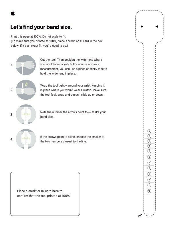 Wrist How To Know Your Apple Watch Band Size Measuring Tape How To