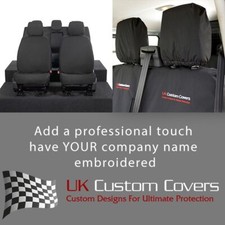 Ford Ranger Raptor Double Cab All Seat Covers And Embroidery(2020) Black 304 305