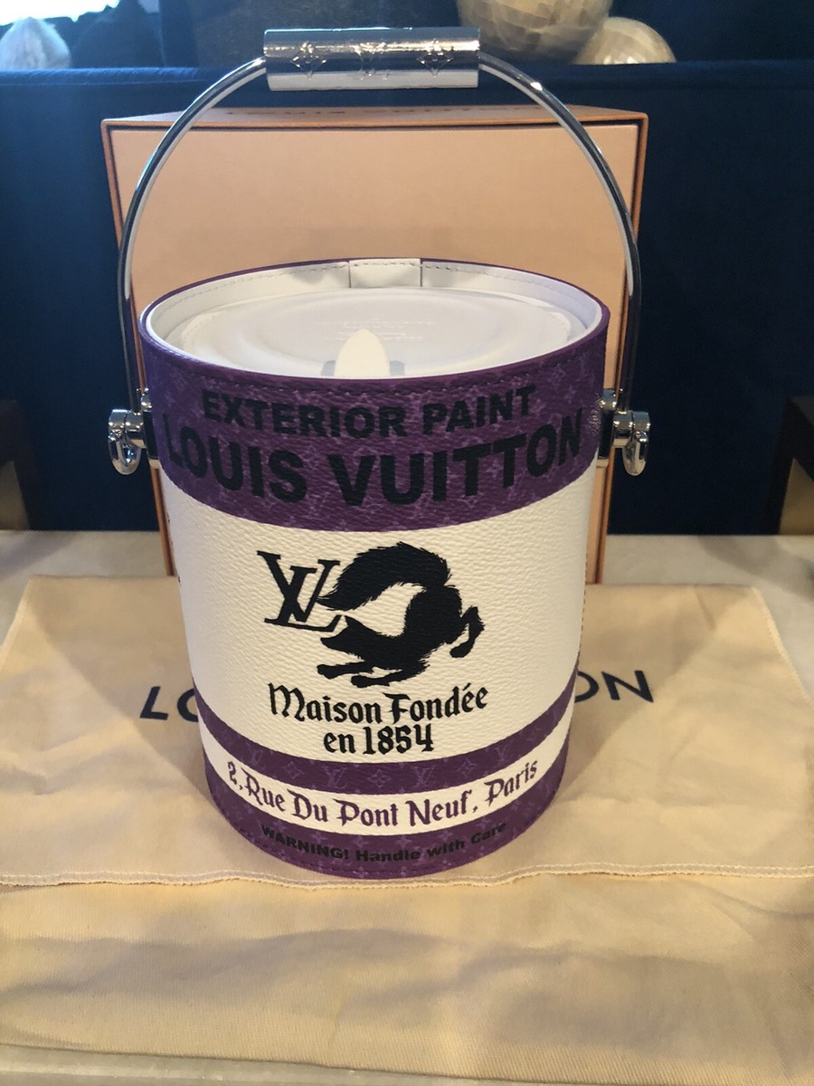 【SALE】LOUIS VUITTON/LV PAINT CAN BAG/LVペイント缶バッグ4色 BNIB Louis Vuitton Paint Can Bag. Purple And Green Unisex