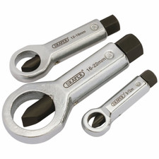 Image of Draper SET OF THREE NUT SPLITTERS 55108 Nut Splitter Set, 9 - 22mm (3 Piece)