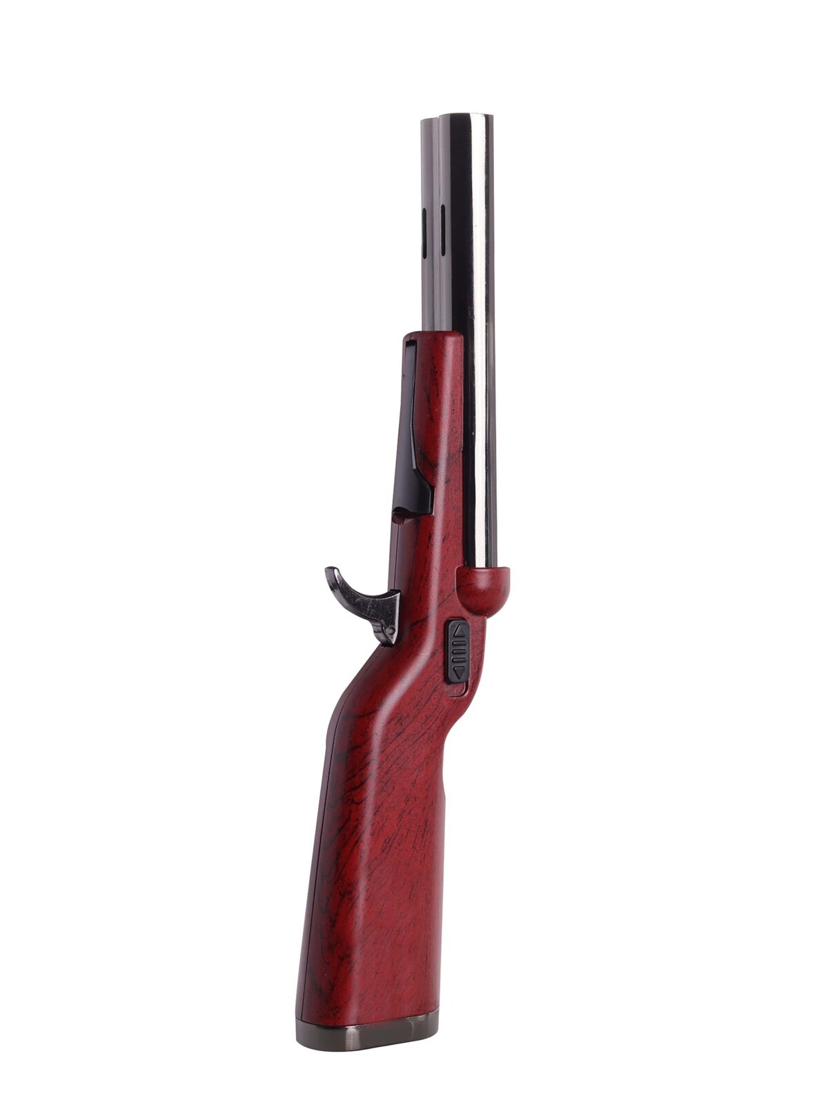 Rifle Shotgun Double Bullet Flame Butane Refillable Torch Lighter