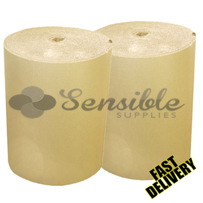2 x WELLPAPIERBLATT PAPPROLLE 500 MM X 75 M