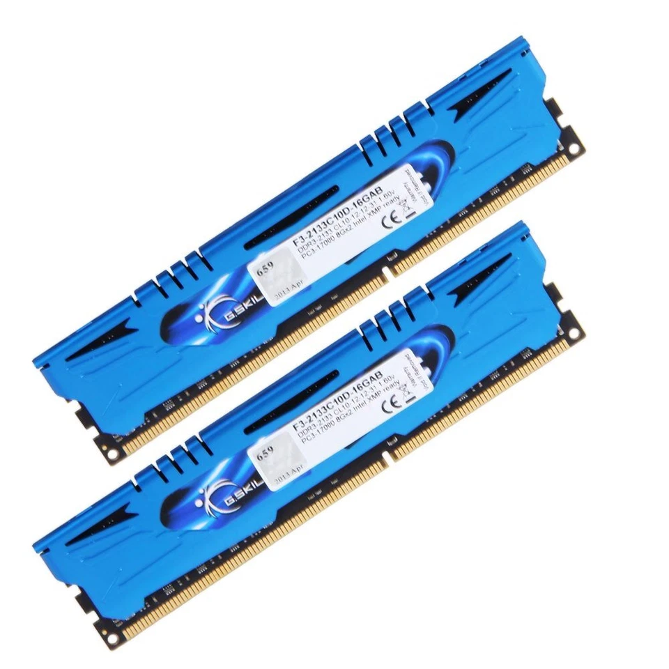 G.Skill Ares 16GB 2x 8GB DDR3 2133MHz OC PC3-17000 Overclocking Gaming PC Memory - Image 4 of 4