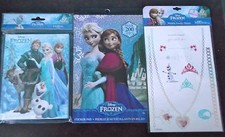 DISNEY FROZEN ELSA ANNA MIXED LOT - JOURNAL STICKERS METALLIC TATTOOS - NEW