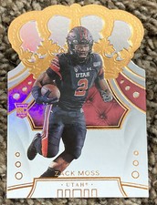 2020 Panini Chronicles Draft Picks Crown Royale Zack Moss #31 Rookie RC Utah