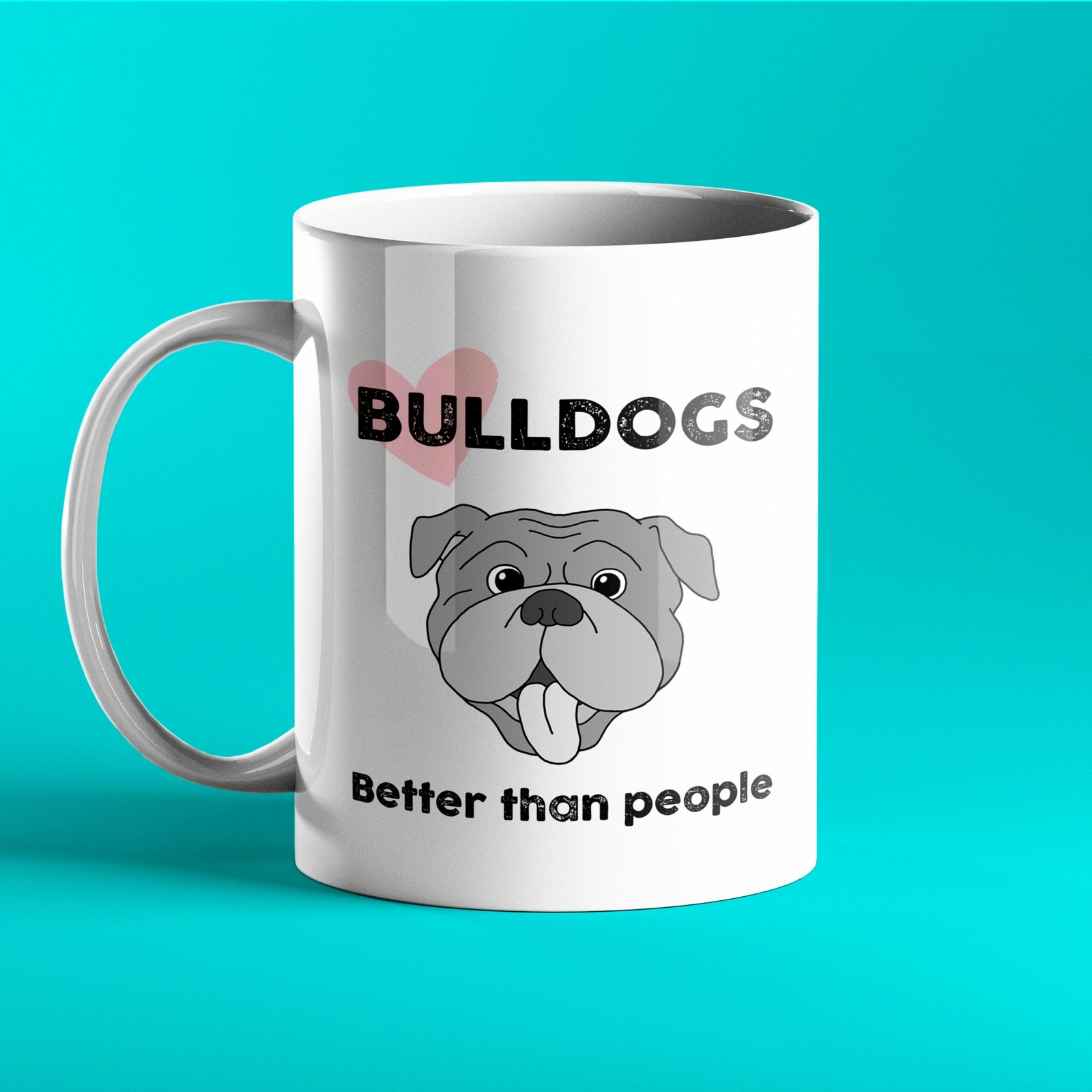 Personalised Bulldog Mug Bulldog Gift