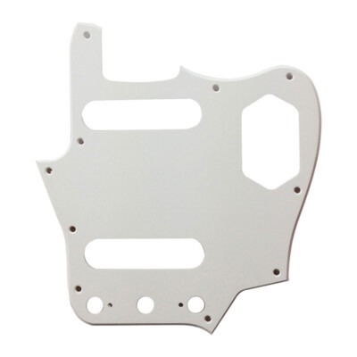 Pickguard Per Chitarra Vintage Jaguar Bianca 3 Strati Si Adatta A - Foto 11