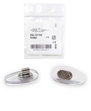 BURBERRY Nose Pads Fits Sunglasses Eyeglasses Clear Silver PUSH IN Genuine